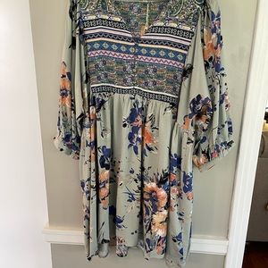 Umgee Bohemian babydoll dress